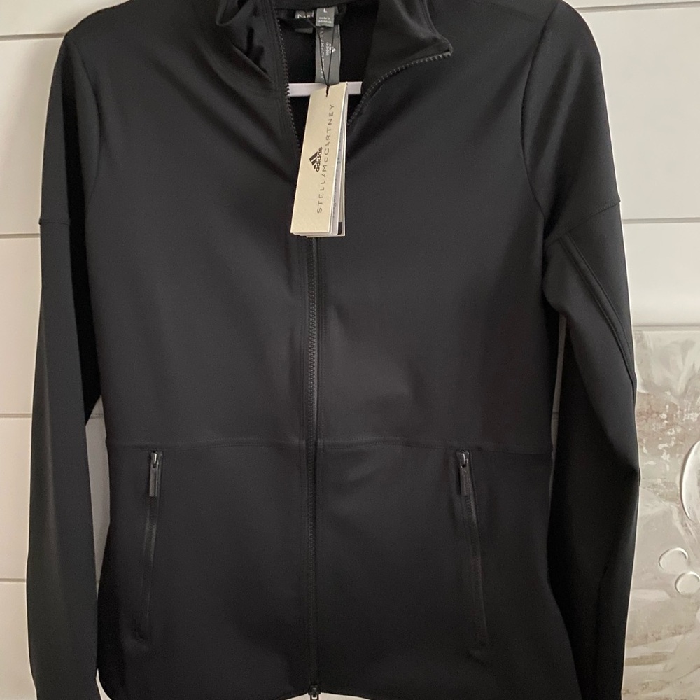 Adidas Stella McCartney Black Zip-Up Jacket (NWT)